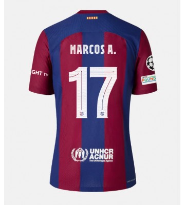 Maillot de foot Barcelona Marcos Alonso #17 Domicile 2023-24 Manches Courte